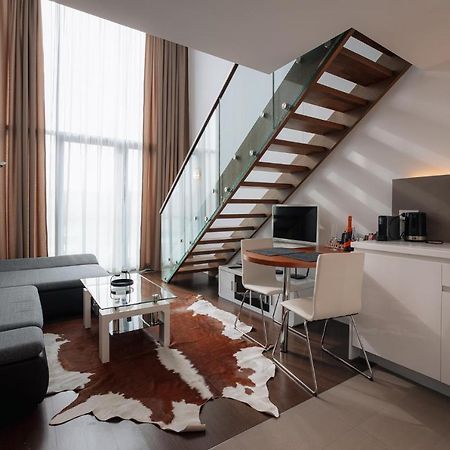 Skau Eurovea Duplex Apartment Danube Exclusive View Free Parking Bratislava Extérieur photo