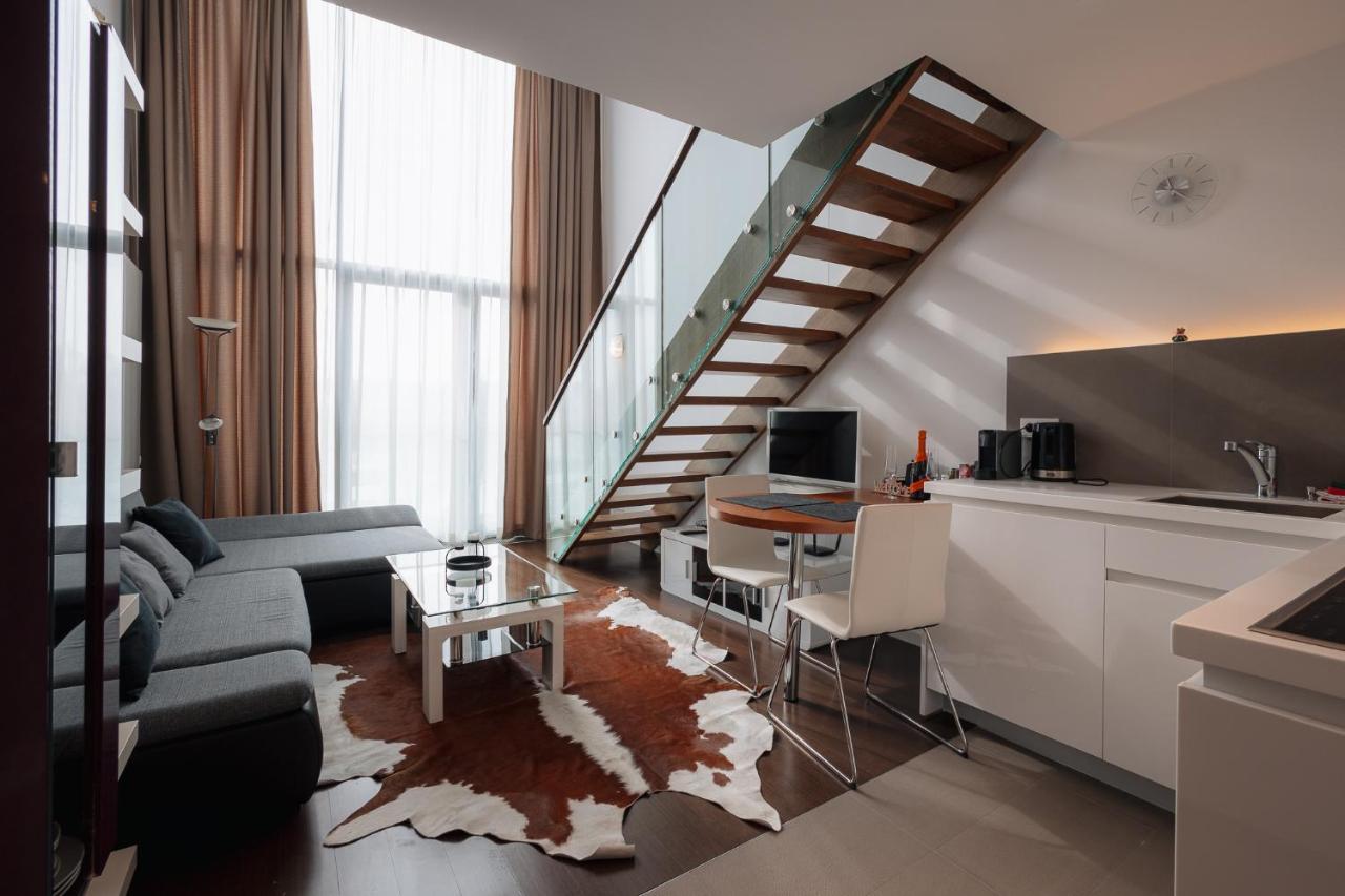 Skau Eurovea Duplex Apartment Danube Exclusive View Free Parking Bratislava Extérieur photo